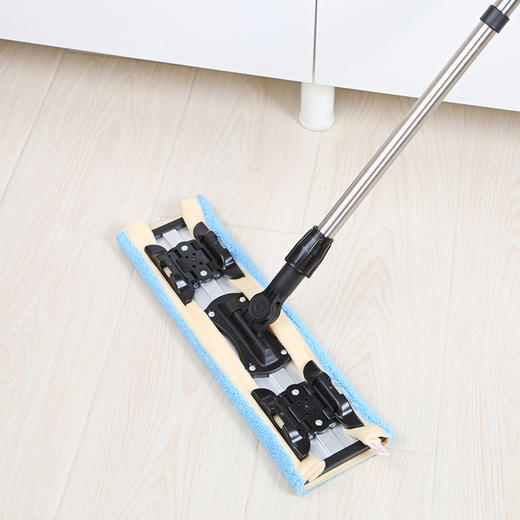 【400夹布替换装】美丽雅42*24cm亲亲经典平板拖布替换拖把布备件 颜色随机 商品图7