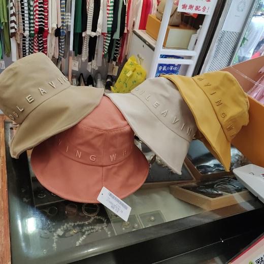 女字母刺绣渔夫帽Y048 商品图0