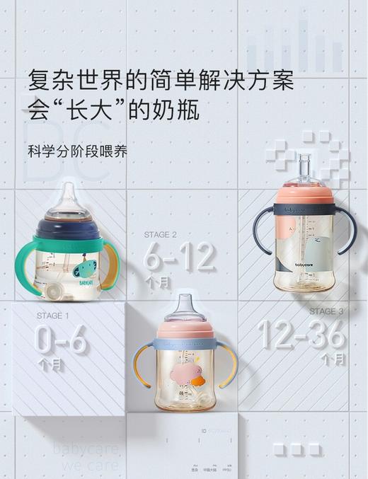 【BBC】babycare宝宝婴幼儿诺帕恩成长型PPSU奶瓶 商品图1