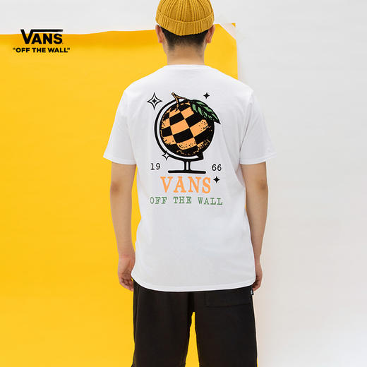VANS女子短袖T恤夏季橘子地球仪VN0A7Q1RWHT / VN0A7Q1RYRR 商品图0