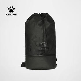 KELME卡尔美休闲运动简约双肩包男女大容量健身旅行桶包新款背包