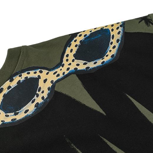 VANS军绿色OVERSIZE趣味印花情侣短袖T恤艺术家联名VN0A7TR3KCZ 商品图2