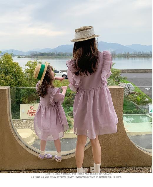 【社群供R】荷叶花边领公主裙妈妈款 商品图2