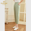乔万尼真丝裤子女桑蚕丝夏九分哈伦裤夏季EF2F378 商品缩略图3