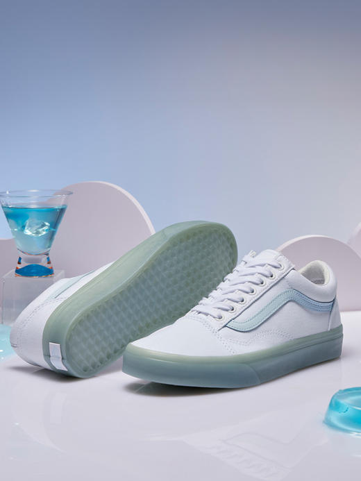 VANS Old Skool冰蓝色果冻底男鞋女鞋帆布鞋VN0000SB650 商品图1