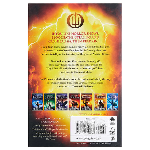 【中商原版】波西杰克逊和希腊神 Percy Jackson and the Greek Gods 英文原版 Rick Riordan 商品图1