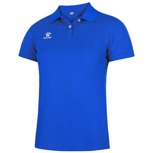 KELME卡尔美polo衫女春夏新款运动休闲翻领短袖棉质足球纯色T恤 商品图3