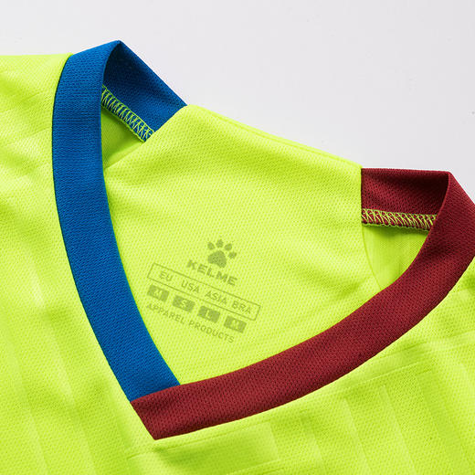 卡尔美22年新款足球服套装组队比赛训练球衣印制印号V领球服 商品图3