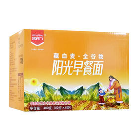 【拍三发四】阳光早餐面480g独立包装纯素无添加营养健康