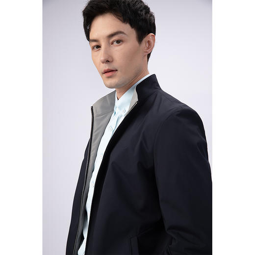 GOOD LUCK/德鲨经典立领轻薄舒适简约夹克外套BY24718-831 商品图2