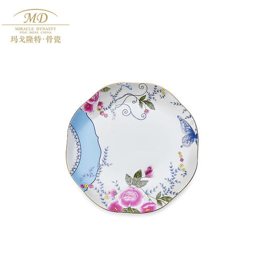 【6F】玛戈隆特 46头8人份骨瓷餐具套装碗碟套装 欧式轻奢家用碗盘碟 礼盒礼品包装 商品图2