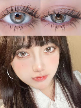 日抛lillilly LL18布鲁克灰 14.2mm  10片 含硅水凝胶 日抛无售后