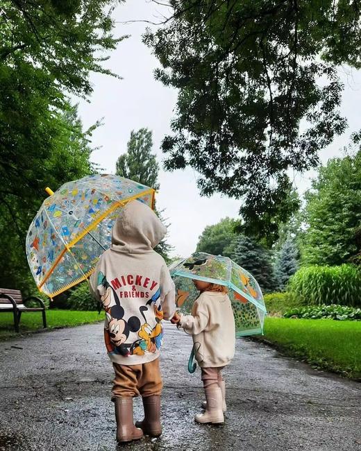 儿童/亲子成人透明伞 卡通碎花 法式风格 多款可选 法国DJECO 国内发货 商品图3