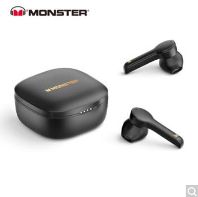 魔声Clarity 550LT无线蓝牙耳机智能入耳侦测跑步运动游戏通话快充耳机支持无线充电轻盈小巧黑色 商品图0