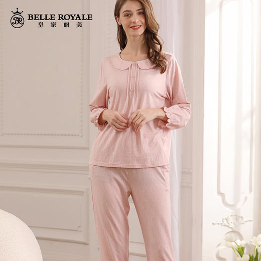 皇家丽美新款睡衣女春秋家居服分体套装JJT9721 商品图2