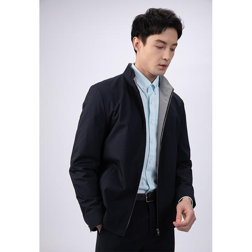 GOOD LUCK/德鲨经典立领轻薄舒适简约夹克外套BY24718-831 商品图1