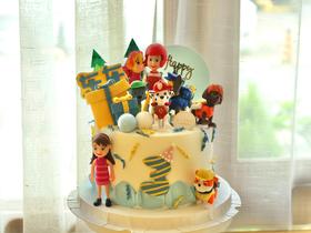 汪汪队名字款（翻糖名字数字可以修改）