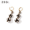 ZEGL巴洛克复古风耳环女2022年新款潮夸张耳钉耳饰长款欧美风耳坠 商品缩略图1