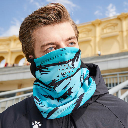 卡尔美运动围脖男新款跑步足球防风防寒面罩加绒保暖脖套冬 商品图4