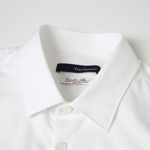 YvesFigarau伊夫·费嘉罗100%棉正装短袖衬衫930401 商品图2