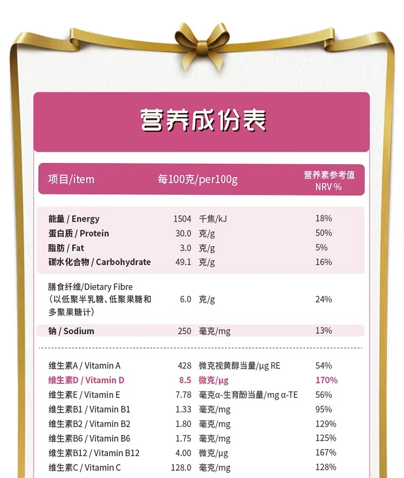 爱羽乐孕产妇奶粉