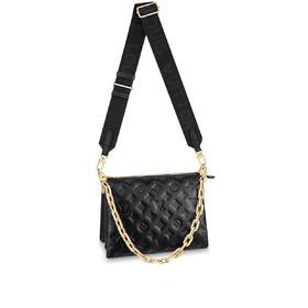 路易·威登 LOUIS VUITTON Coussin小号枕头包 Monogram 压花蓬松小羊皮手提单肩斜挎包 M57790