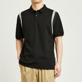 墨麦客男装夏季重磅冰丝凉感舒适针织POLO衫男士撞色T恤