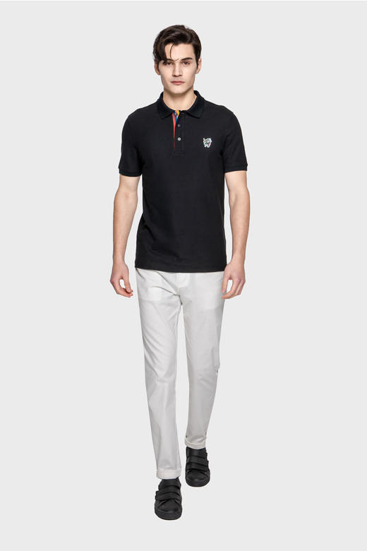 callisto纯棉短袖翻领T恤  SPTSS120BK 商品图1