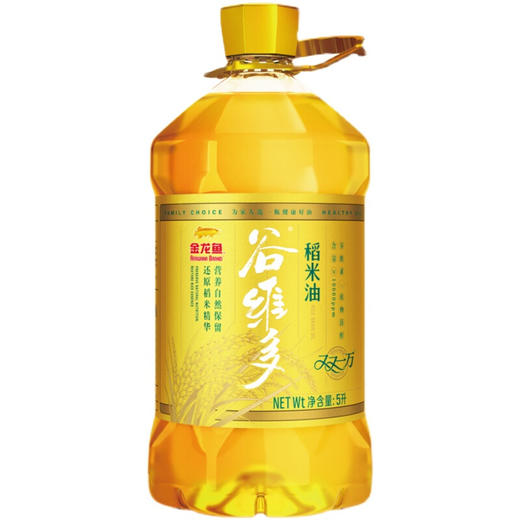 【仅限上海地区】金龙鱼双一万谷维多稻米油5L 商品图1