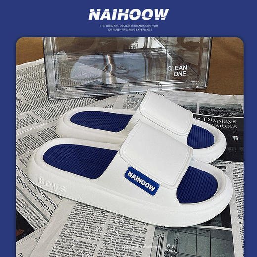 拖鞋男款夏外穿潮ins小众设计感时尚外出炸街凉拖鞋情侣一男一女 商品图4