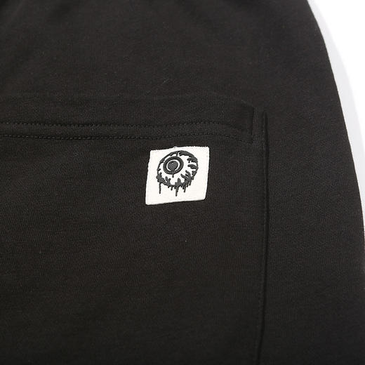 MISHKA大眼球潮牌2022春夏新品 KA爷涂鸦熊系列男士针织绣花长裤M21100818M 商品图3