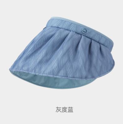 VVC贝壳帽空顶防晒帽女士防紫外线夏季遮脸遮阳猫咪帽太阳帽大檐 商品图4