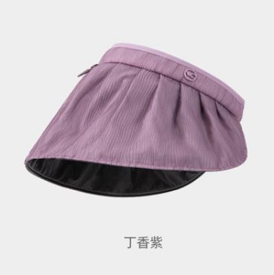 VVC贝壳帽空顶防晒帽女士防紫外线夏季遮脸遮阳猫咪帽太阳帽大檐 商品图5