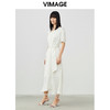 VIMAGE/纬漫纪夏季新款束腰法式高腰连衣裙V1707364 商品缩略图1
