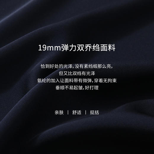 玳莎真丝衬衫夏季新款通勤可拆卸方领设计感短袖上衣女  CB31105 商品图3