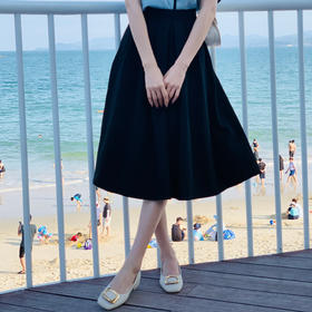 【百图lulu定制】升级版百褶裙 橡筋后腰 易穿脱侧拉链 随性口袋