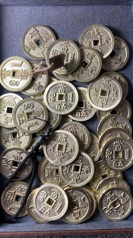 新品上架【古泉书馆文创工艺品-咸丰宝泉当五百雕母 镇纸】 商品图13