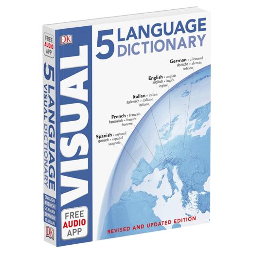 DK 5种语言图解词典 英文原版 5 Language Visual Dictionary 英文版工具书 进口原版英语书籍 商品图2