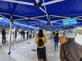 #杭州#看到人少的核酸点就想去测一测