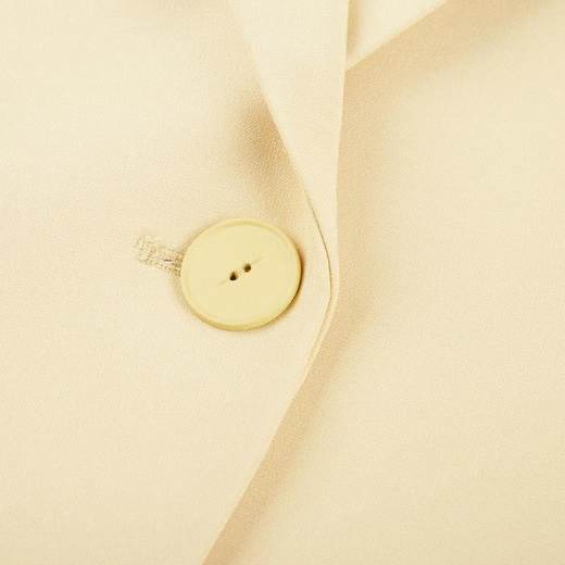 LILY2022夏新款女装气质款纯色别致褶皱修身西装外套122220C2163 商品图2