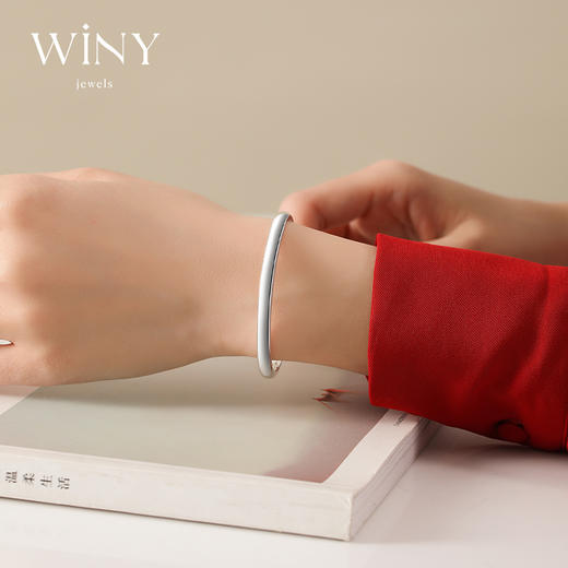 Winy9999足银福如手镯送女友闺蜜节日生日礼物 商品图5
