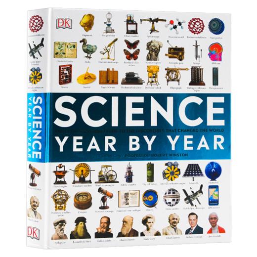 DK 科学年鉴 英文原版 Science Year by Year 视觉大百科 DK百科系列 科普百科读物 精装 大开本 英文版 进口原版英语书籍 商品图1