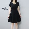 2022夏季新款连衣裙宽松气质ins大码女装时尚法单裙子跨境亚马逊 商品缩略图3