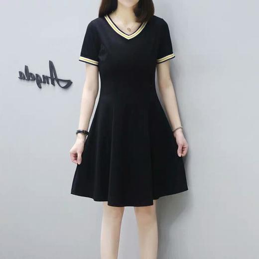 2022夏季新款连衣裙宽松气质ins大码女装时尚法单裙子跨境亚马逊 商品图3