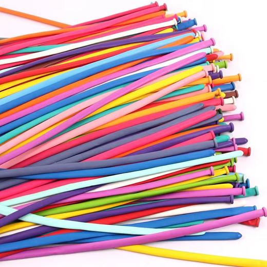 小太子混色260长条魔术气球加厚1.5克气球编织创意卡通造型乳胶球1包 商品图5