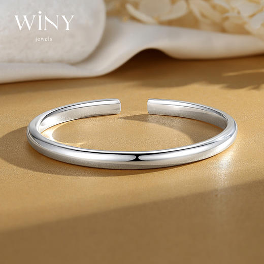 Winy9999足银福如手镯送女友闺蜜节日生日礼物 商品图2