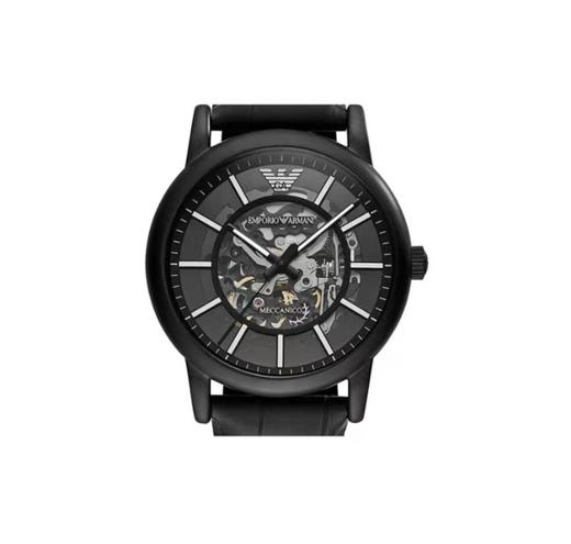 Armani阿玛尼黑武士手表男士运动型 潮流镂空机械表AR60008 商品图1