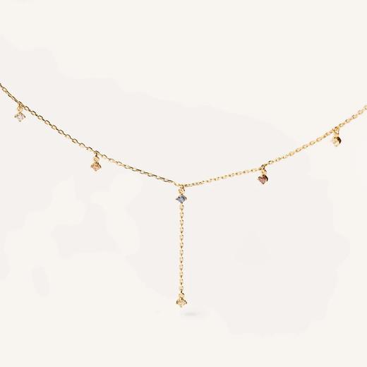 北京仓｜PD Paola-Mana-神力多彩石 垂链 项链［西班牙设计师］ 商品图1