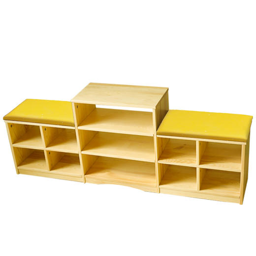 实木家具松木鞋柜 商品图5