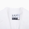 LILY2022夏新女装白色七分袖薄款西装122240C2103 商品缩略图1